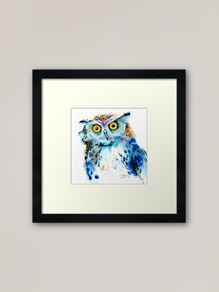 Alternate view of "Owl" Framed Art Print