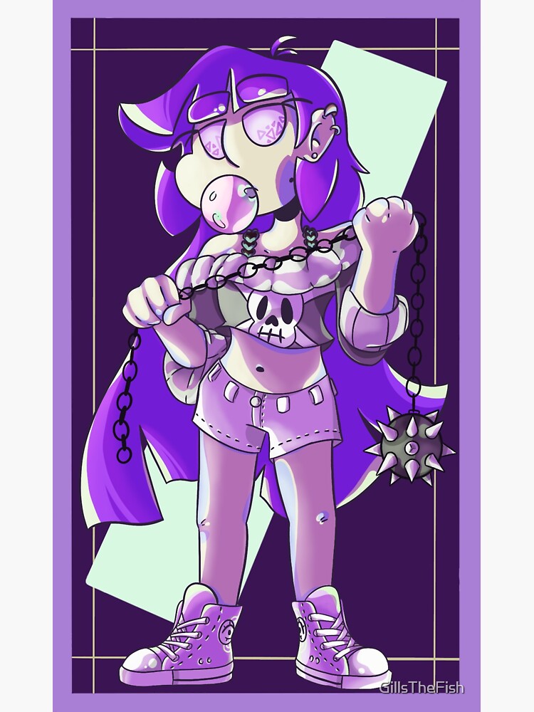 "Onyx Crosswitch Trading Card" Sticker by GillsTheFish Redbubble