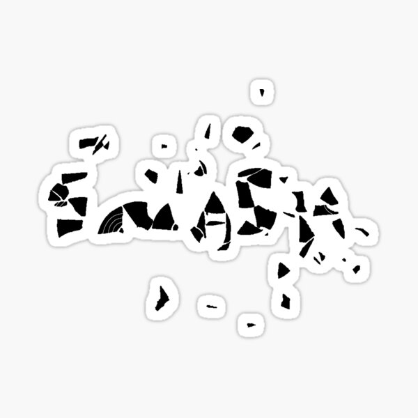 SMASH Black Sticker