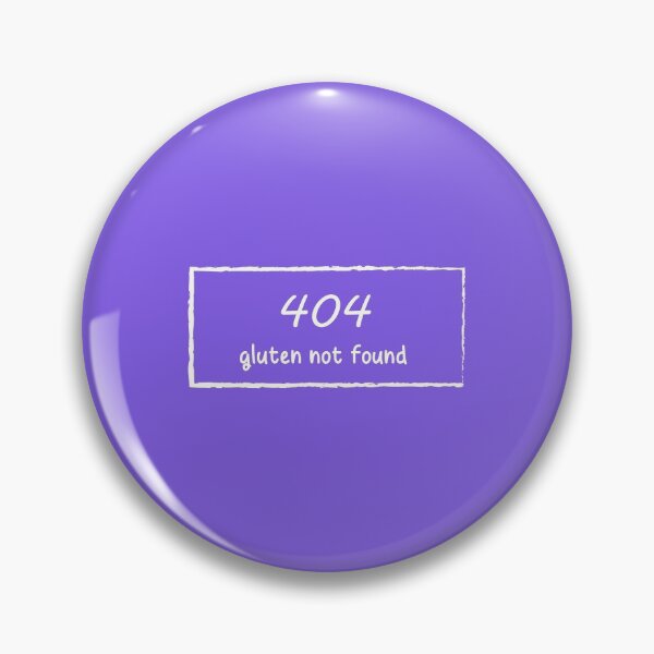 Item preview, 404 gluten not found - blank designed and sold by TheSpecialDiet.