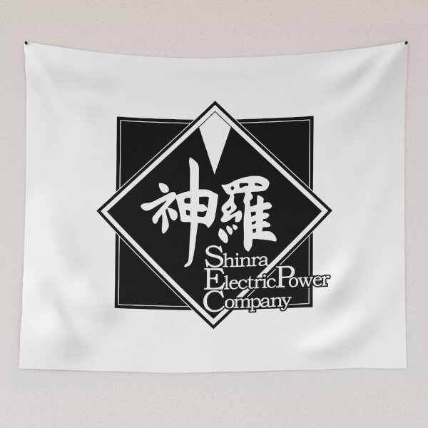 Item preview, Final Fantasy® VII Remake - Shinra Electric Power Company (Logo) [Black] designed and sold by SWISH-Design.