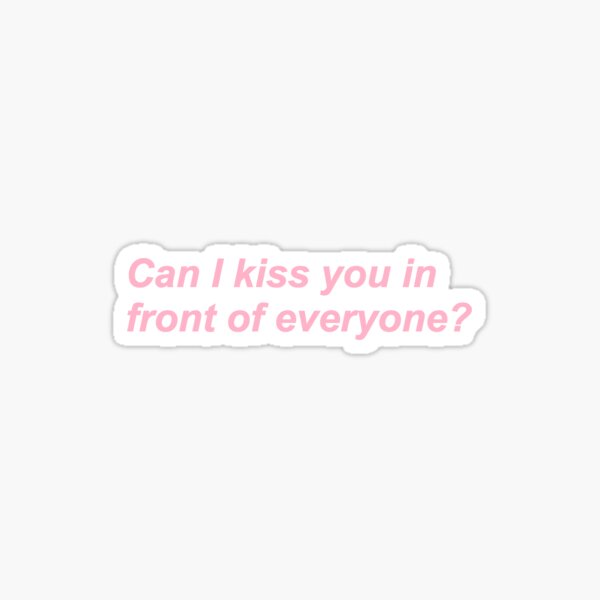 Gimme A Good Morning Kiss Meme Sticker By Glitteryhearts Redbubble