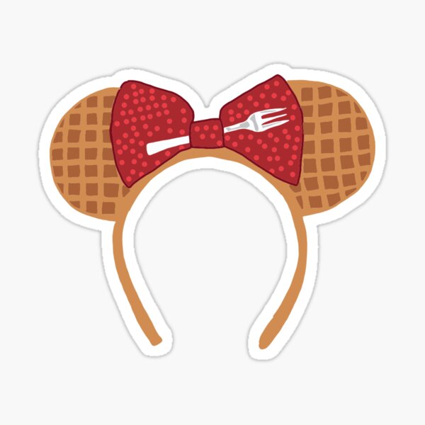 Mickey Waffle Stickers Redbubble