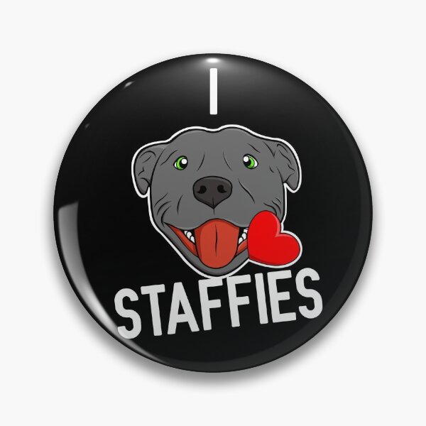 Item preview, Staffy grey with a loving face - Staffordshire Bull Terrier Design designed and sold by Cameronckjc.