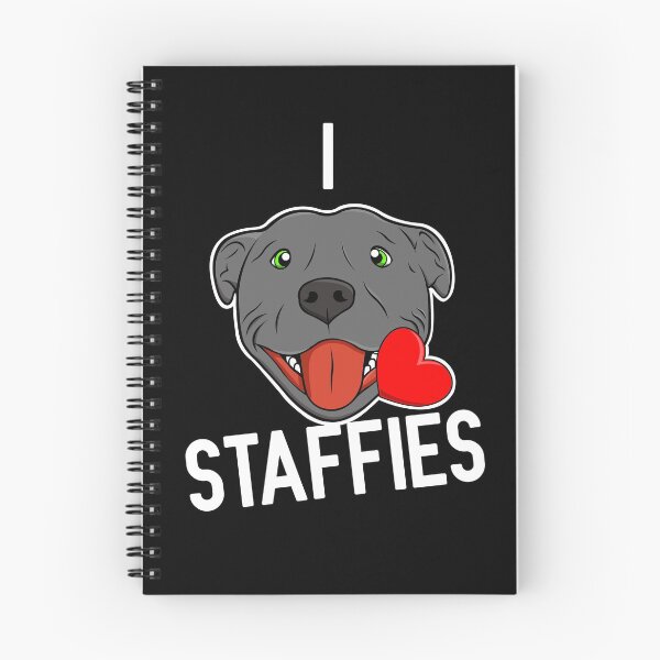 Item preview, Staffy grey with a loving face - Staffordshire Bull Terrier Design designed and sold by Cameronckjc.