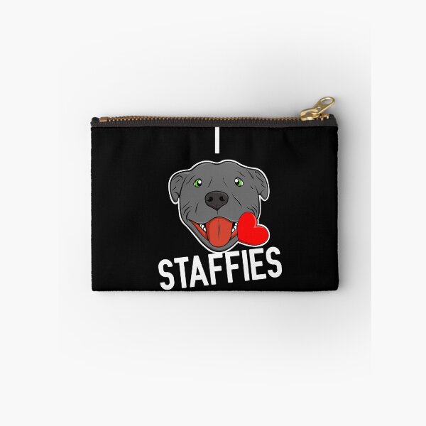 Item preview, Staffy grey with a loving face - Staffordshire Bull Terrier Design designed and sold by Cameronckjc.