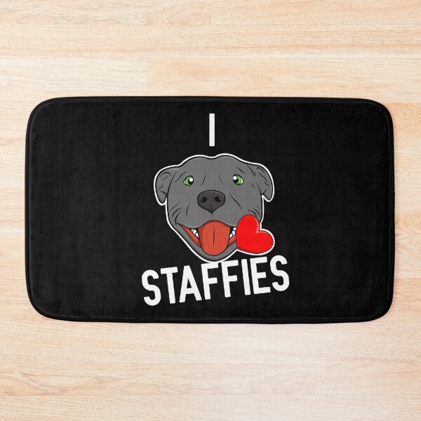 Item preview, Staffy grey with a loving face - Staffordshire Bull Terrier Design designed and sold by Cameronckjc.