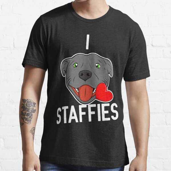 Item preview, Staffy grey with a loving face - Staffordshire Bull Terrier Design designed and sold by Cameronckjc.