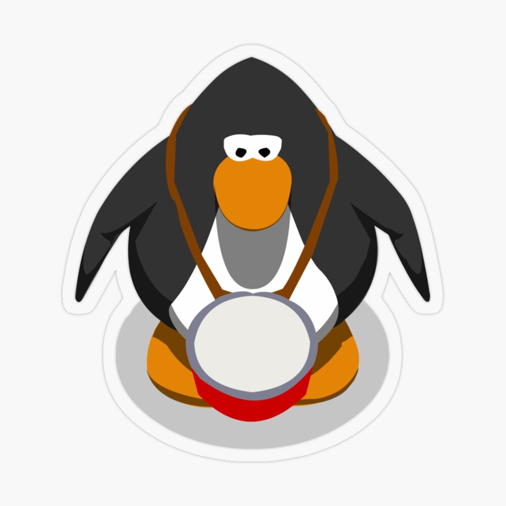 CUSTOM Text & Color Club Penguin Button – Alamander Art