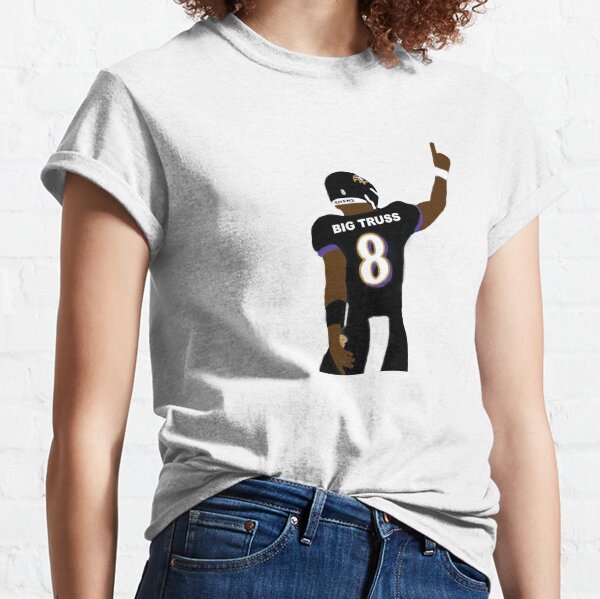 NFL Team Apparel Youth Baltimore Ravens Lamar Jackson #8 Drip