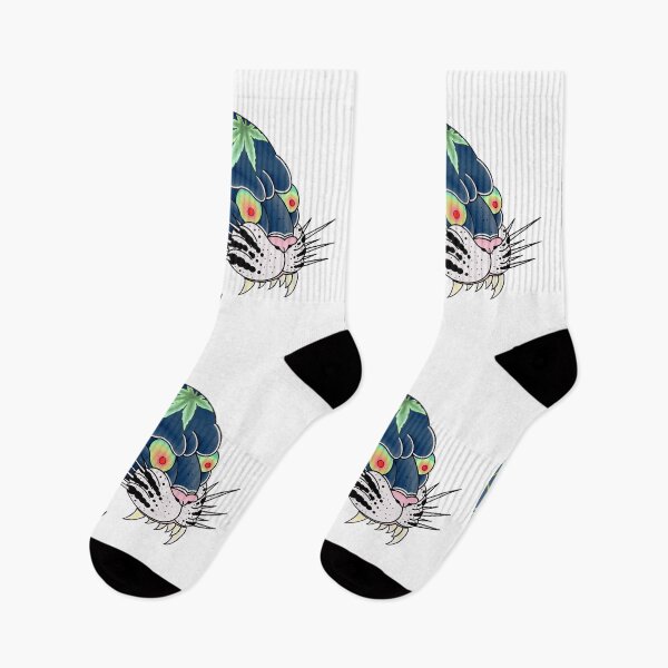 Item preview, Psychedelic Tropical Art - Blue Panther designed and sold by CamBorr.