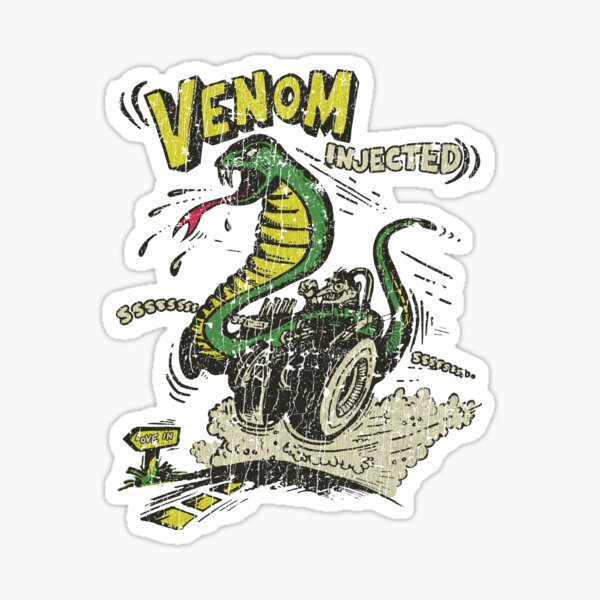 Venom Injected Sticker for Sale by jacobcdietz
