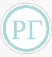 Rho Gamma Sticker