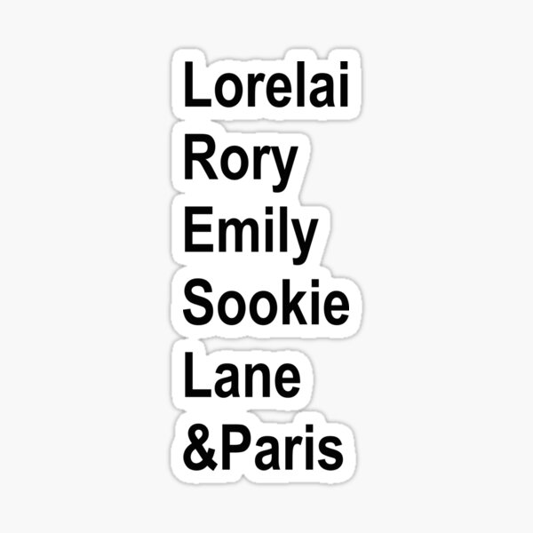 Item preview, Lorelai&Rory&Emily&Sookie&Lane&Paris designed and sold by ThingsShop.