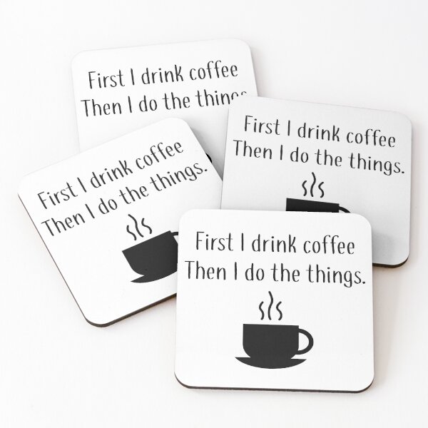 Item preview, First Coffee designed and sold by ThingsShop.