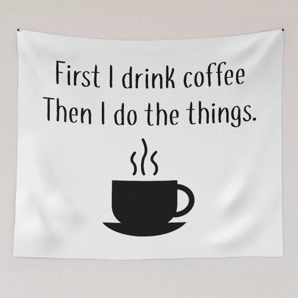 Item preview, First Coffee designed and sold by ThingsShop.