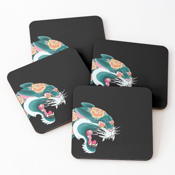 Item preview, Psychedelic Tropical Art - Green Panther  designed and sold by CamBorr.