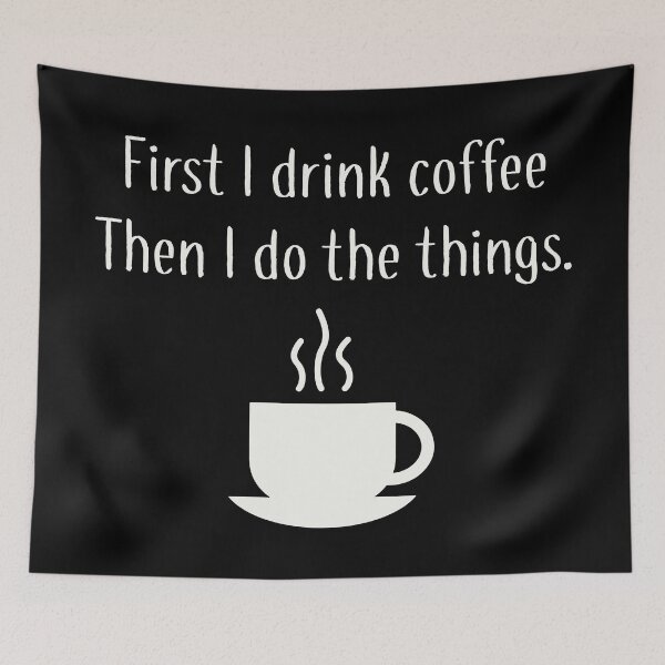 Item preview, First Coffee designed and sold by ThingsShop.