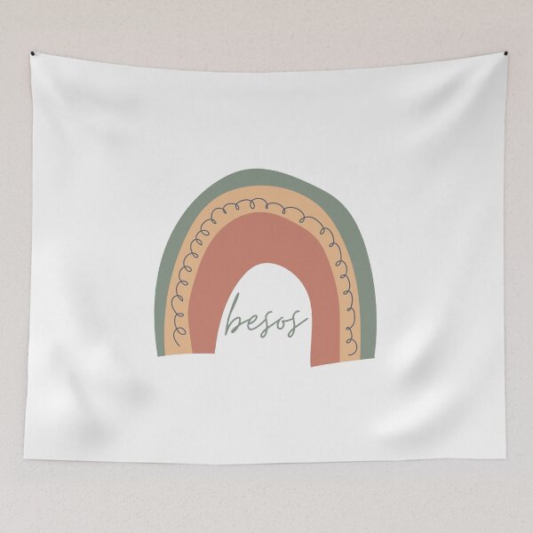 Item preview, Besos Rainbow Kisses Inspirational designed and sold by MySmugMugs.