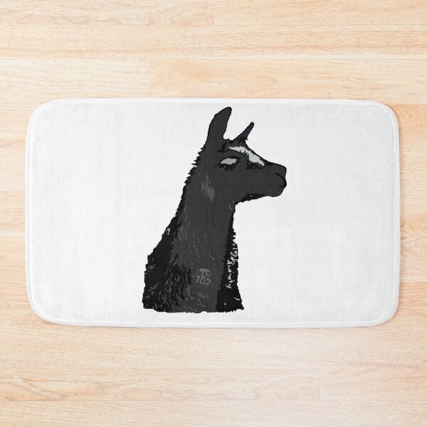 Item preview, Black zombie llama designed and sold by bethgabe.