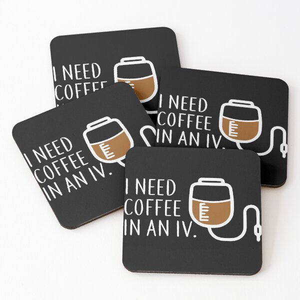 Item preview, I Need Coffee in an IV designed and sold by ThingsShop.