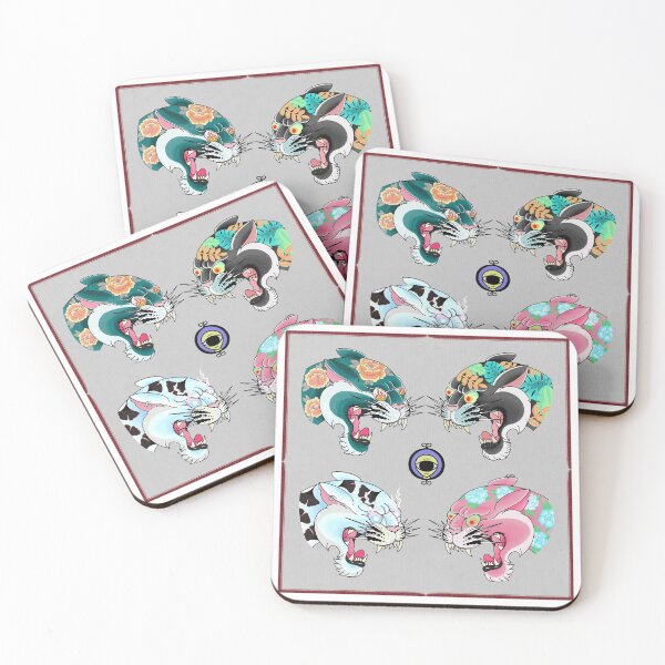 Item preview, Psychedelic Tropical Art - Panther Set designed and sold by CamBorr.