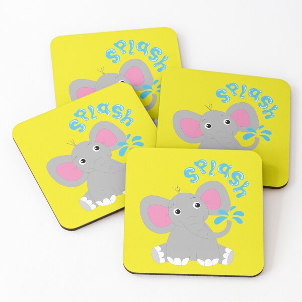 Item preview, Cute Elephant Spraying Water - Splash!  designed and sold by animationboard.