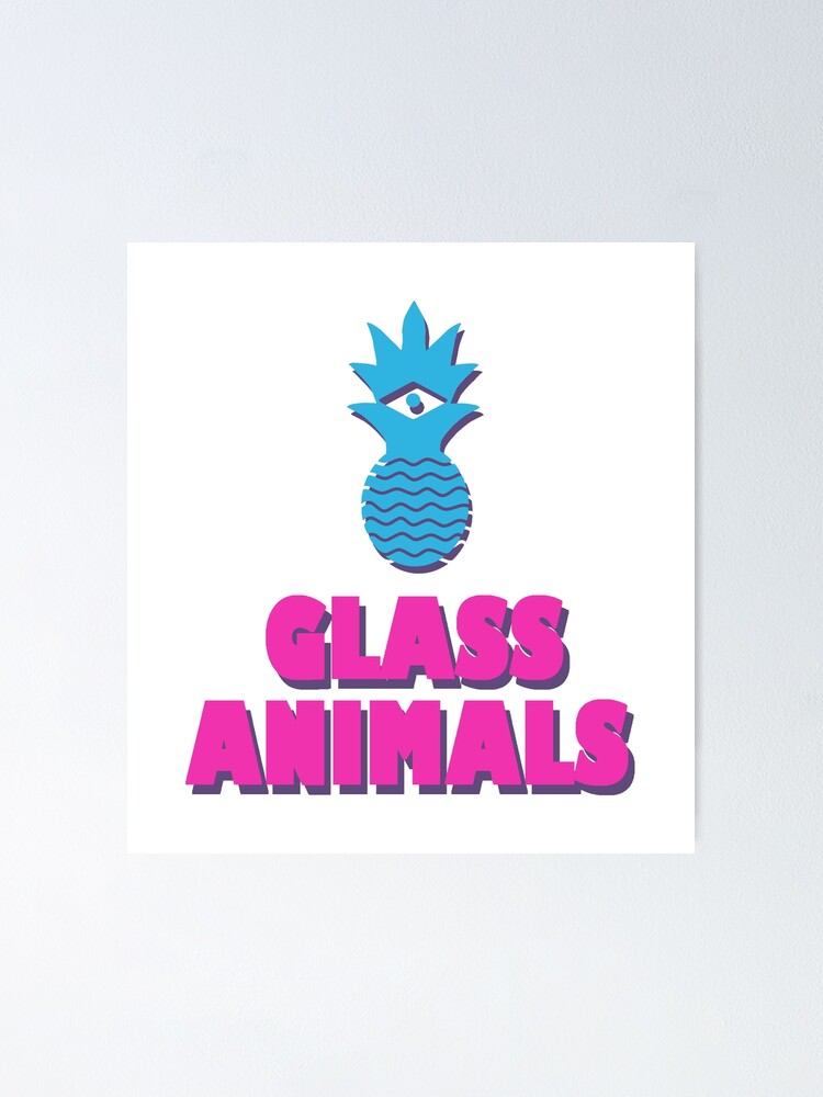 "Glass Animals Logo Deja Vu" Poster for Sale by NoirPineapple Redbubble