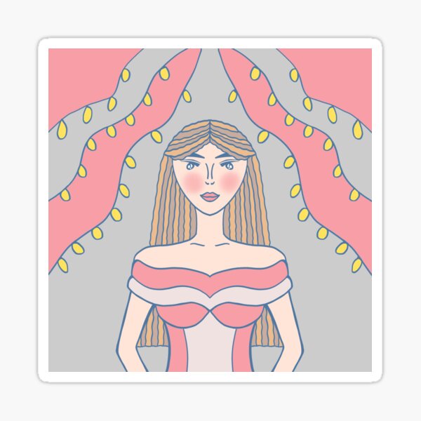 Lady Of The Hour Sticker
