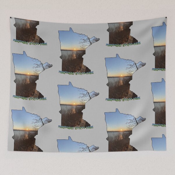 Item preview, Minnesota State Outline (Frontenac State Park) designed and sold by gorff.