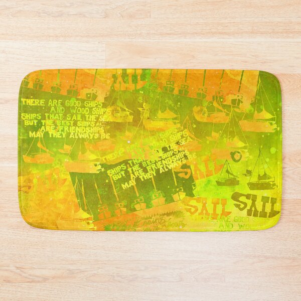 Item preview, Boating pictures and Quotes in hot yellow, orange and green designed and sold by WatersEdgeGal.