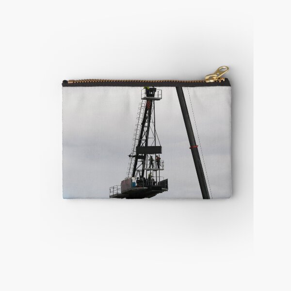 Item preview, Riggers assembling a Construction Crane on Multistory Units. May 5, 2019. Part of a series.  designed and sold by sunnypicsoz.