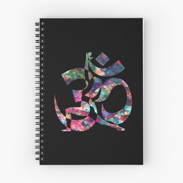 Item preview, Yoga OM and Warrior Pose Colored Pattern designed and sold by dezstudio.