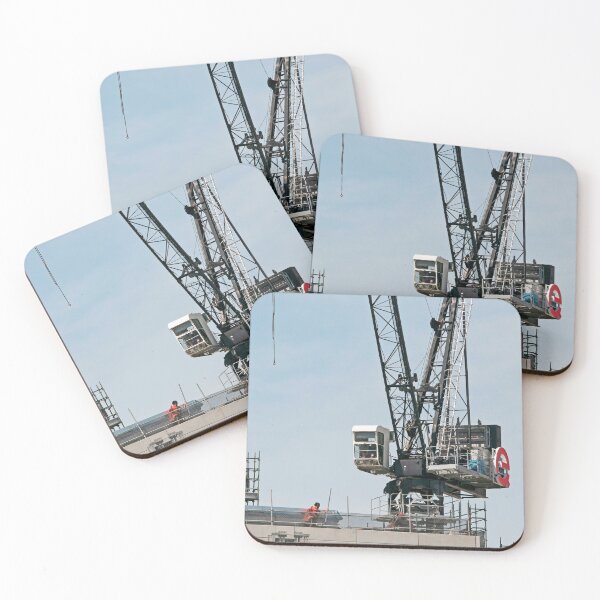 Item preview, Working Construction Crane on Multistory Units. January 23, 2020. Part of a series.  designed and sold by sunnypicsoz.