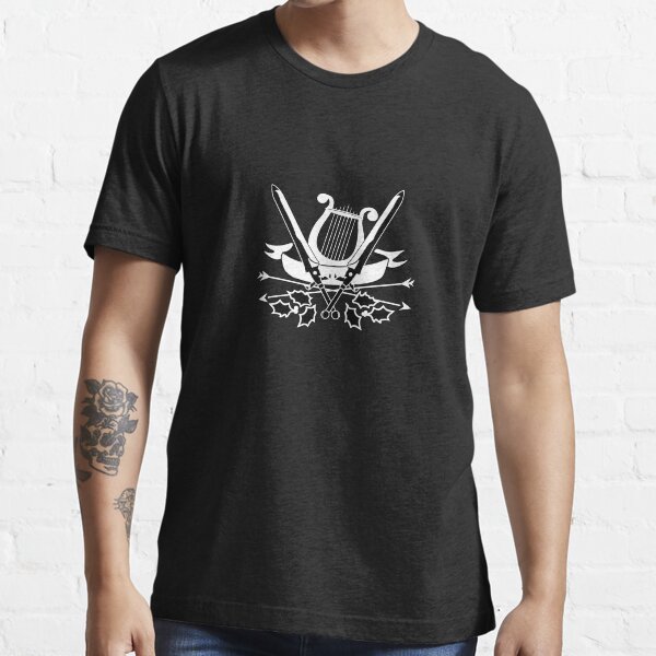 Copy of Lute And Holly leaves - On black Essential T-Shirt