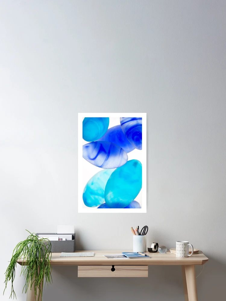 Thumbnail 2 of 3, Poster, Blue designed and sold by RaphArt.