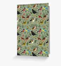 Garden Birds Greeting Card