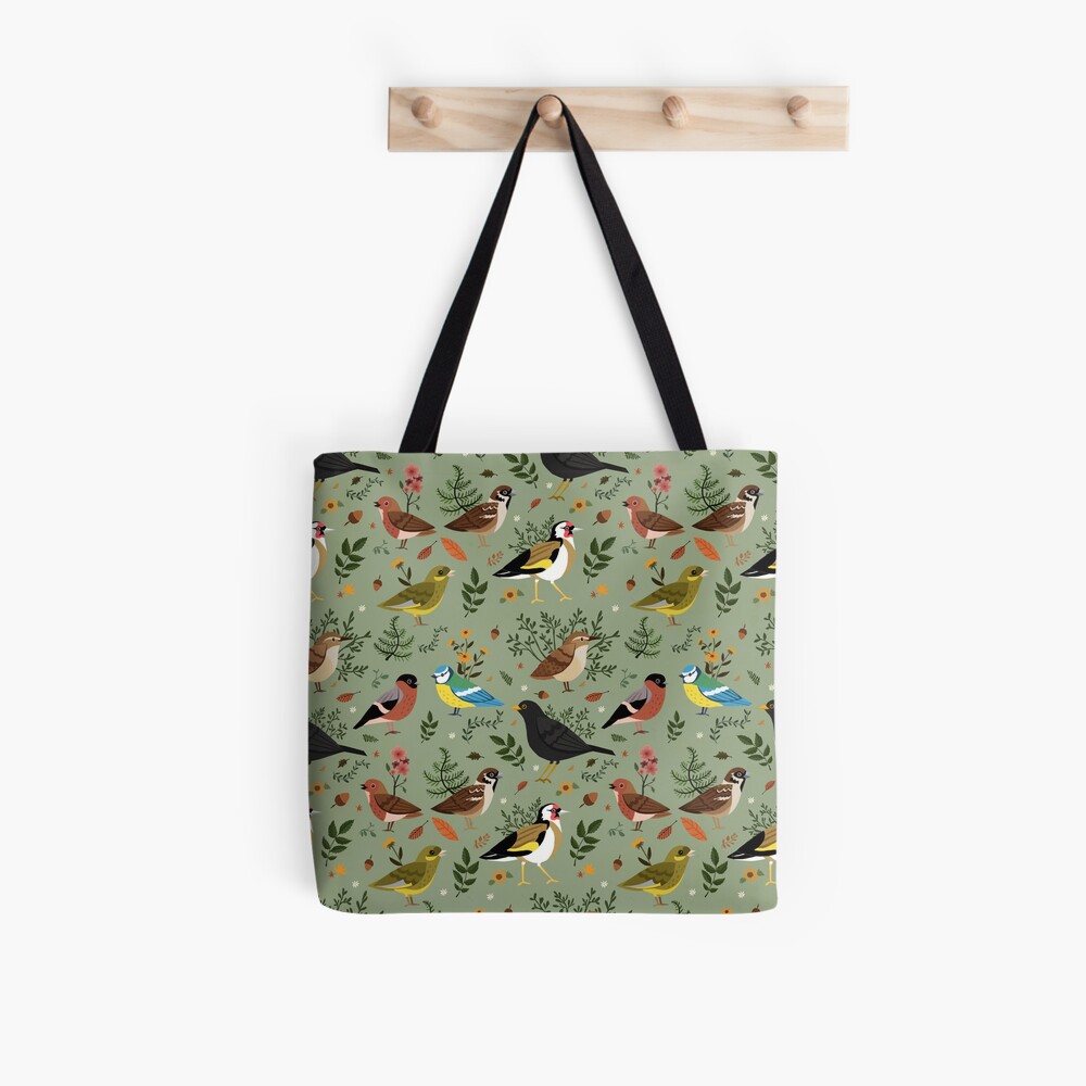 quot Garden Birds quot Tote Bag for Sale by sophieeves90 Redbubble