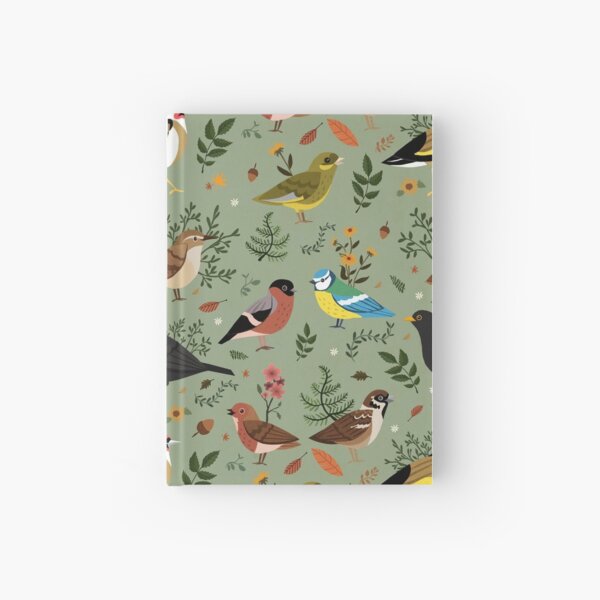 Garden Birds Hardcover Journal