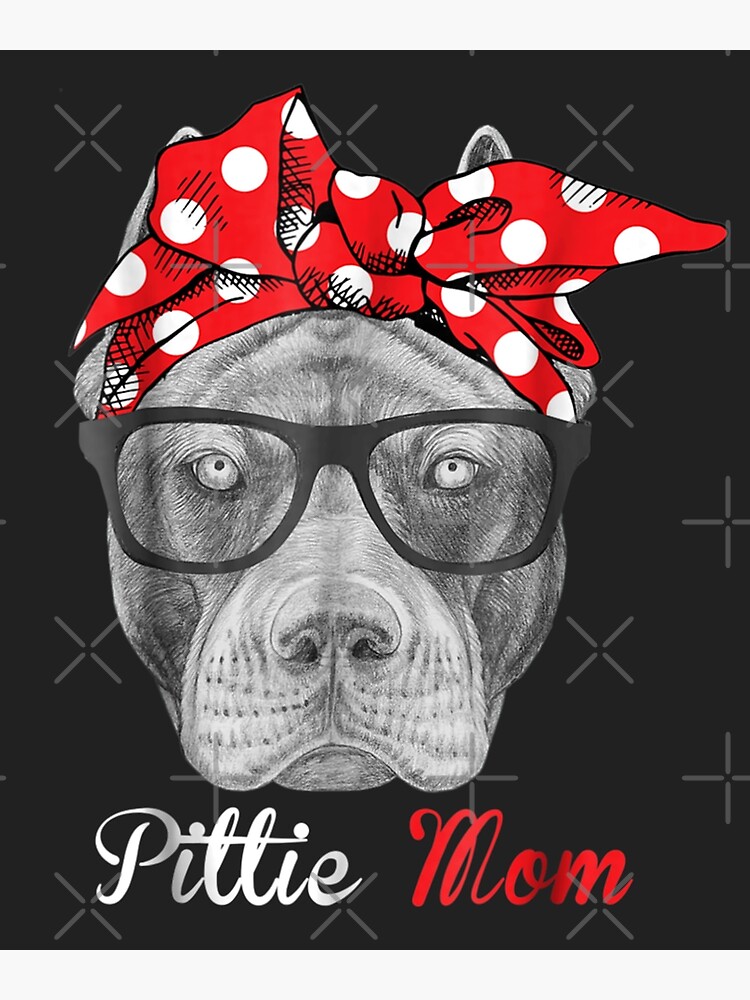 Pittie Mom Pitbull Dog Lovers Mothers Day Women Jigsaw Puzzle