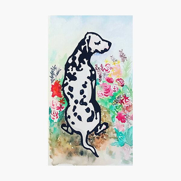 Item preview, Flower Dalmatian designed and sold by amatoarts.