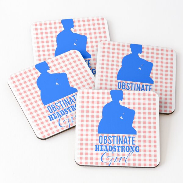 Item preview, Obstinate Headstrong Girl - Blue on Red/White Gingham designed and sold by Triumphance.