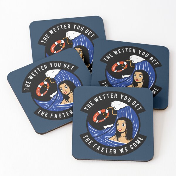 Item preview, Coast Guard The Wetter You Get the Faster We Come  designed and sold by AlwaysReadyCltv.