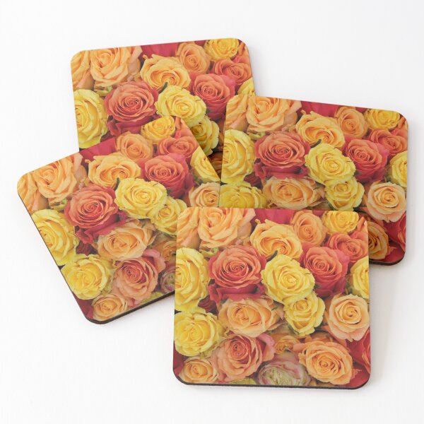 Item preview, Yellow and orange rose bouquet designed and sold by cloudninelife.