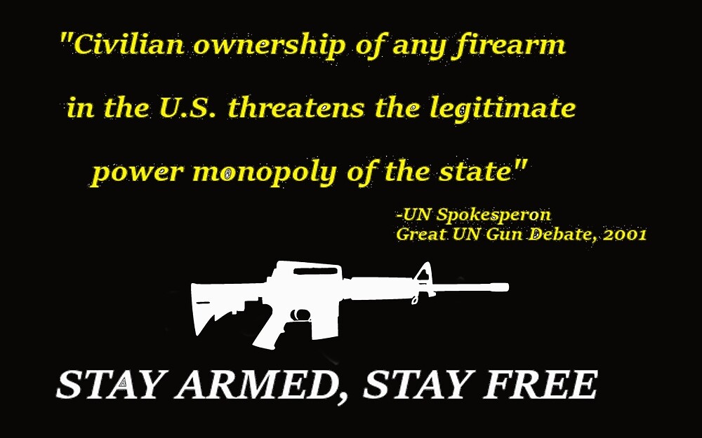 Stay Free, Stay Armed - AR-15, M-16 " by Shane Miller | Redbubble