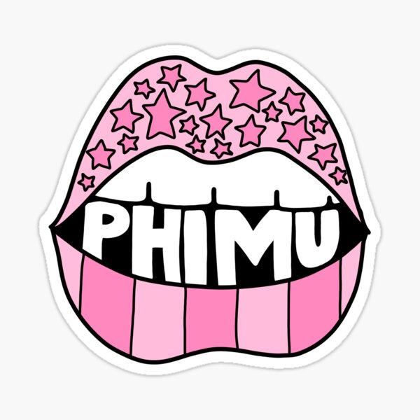 Phi Mu Stars & Stripes Sticker