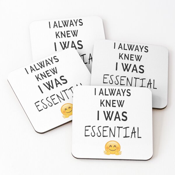 Item preview, I Always Knew I Was Essential designed and sold by zeqira.