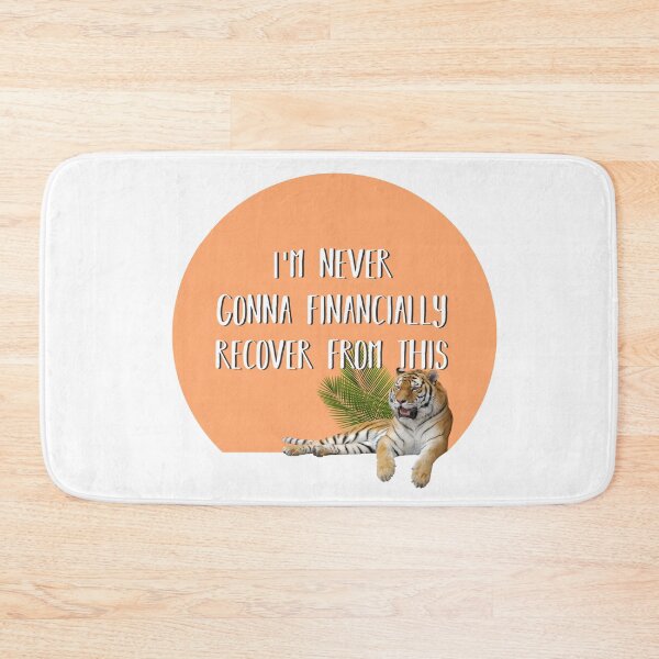 Item preview, exotic aesthetic tiger king never gonna recover joe print designed and sold by joolsmools.
