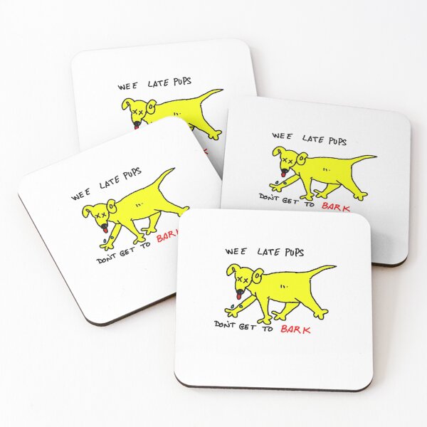 Item preview, wee late pups design designed and sold by dorianhallward.