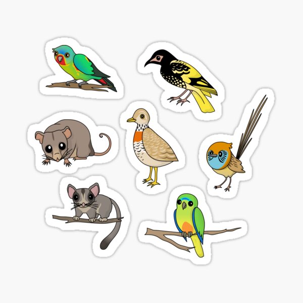 Item preview, Endangered Species Mini Stickers designed and sold by Daniel Terrington.
